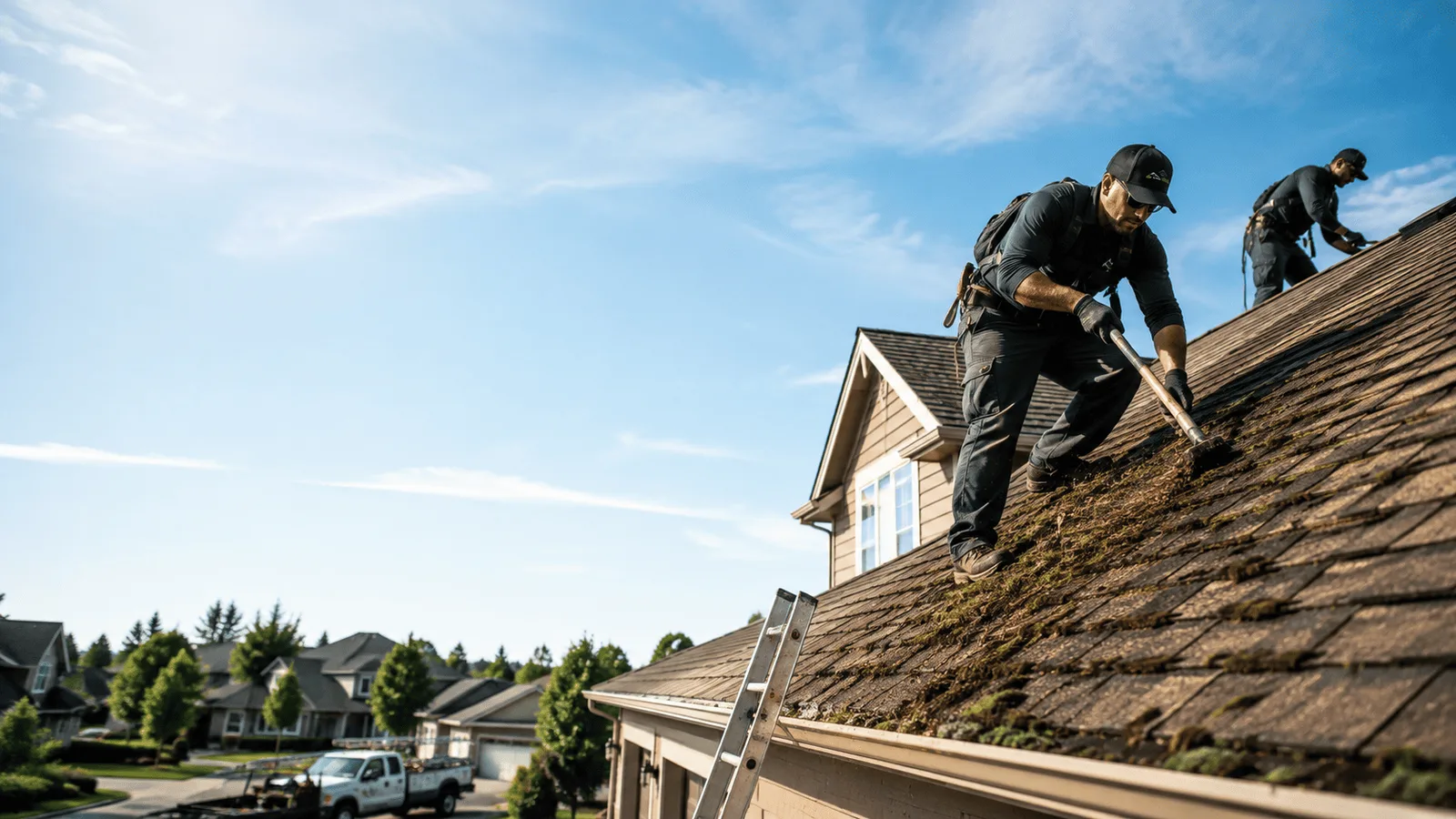 Roof Moss Removal in Davis, IL near me